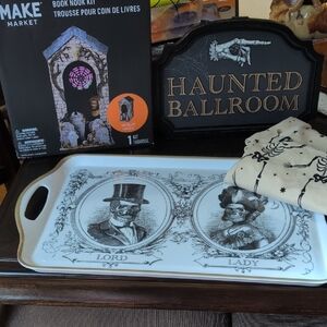 Halloween Skeleton Tray/Sign Bundle